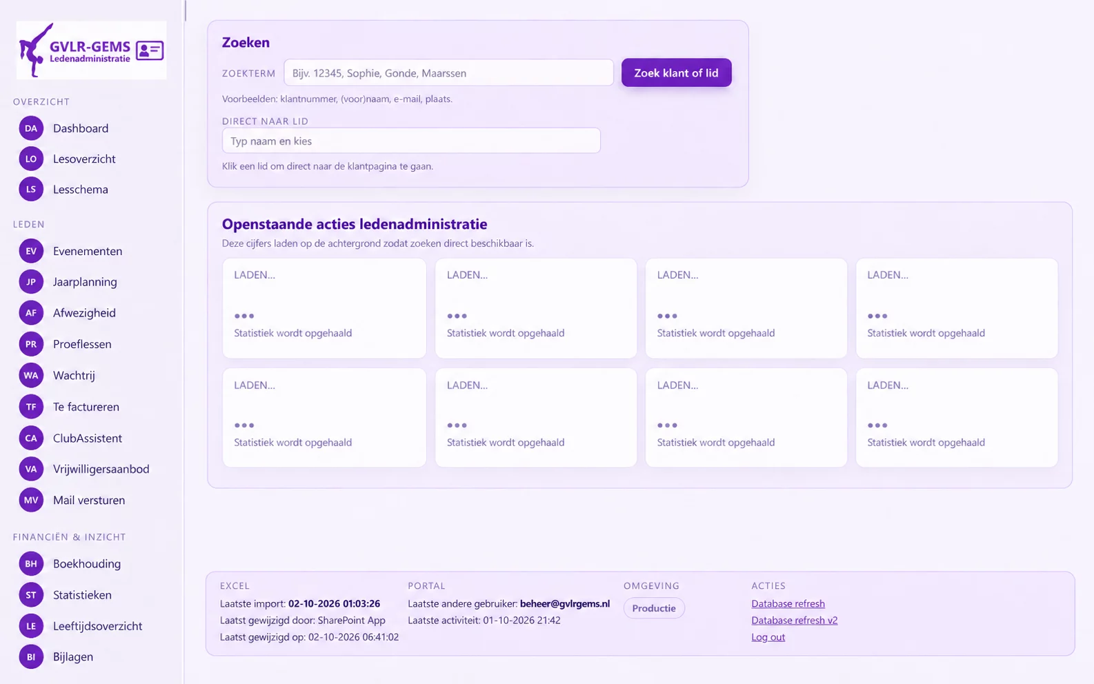 GVLR-GEMS administratie